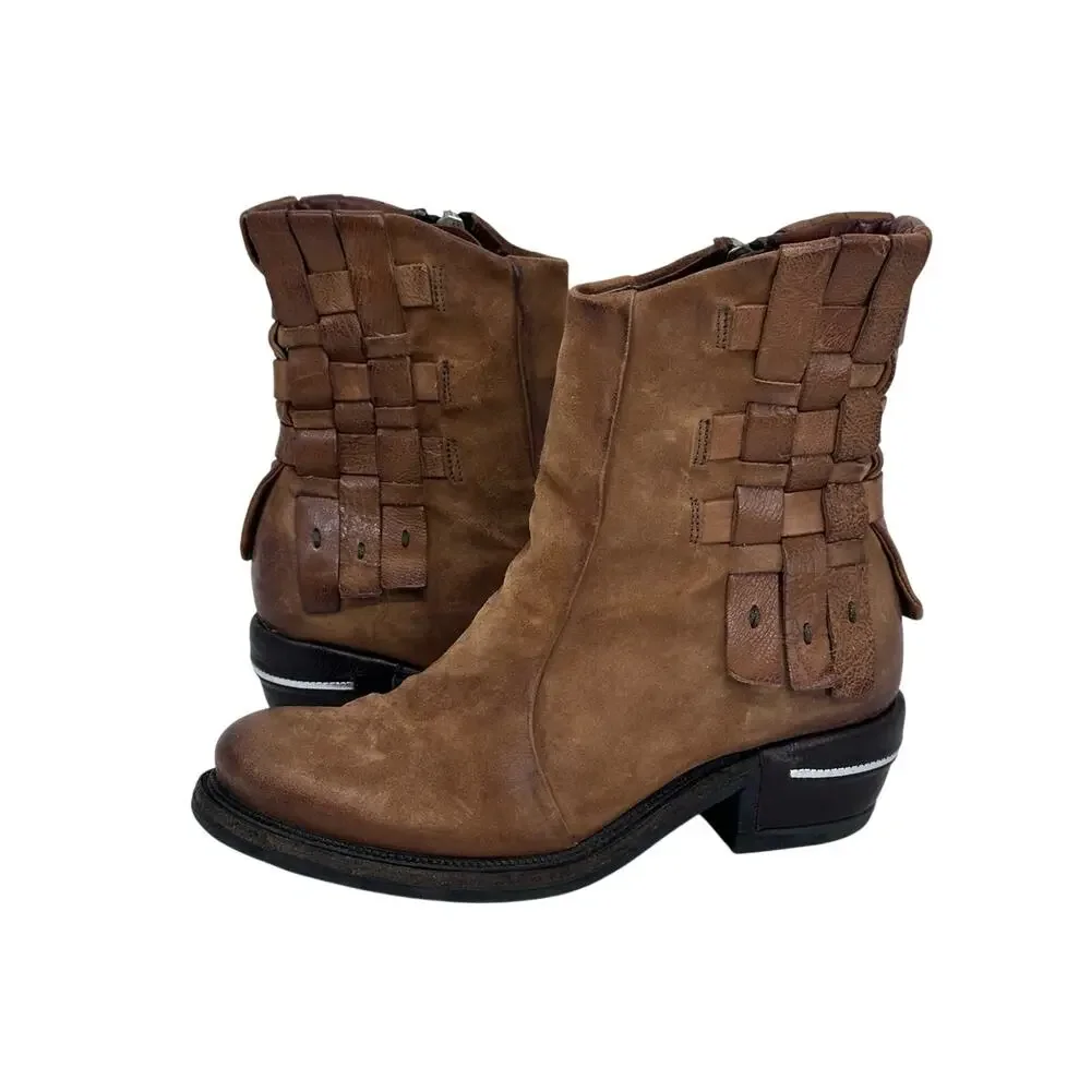 A.S. 98 Airstep Boho Biker Ankle Boots